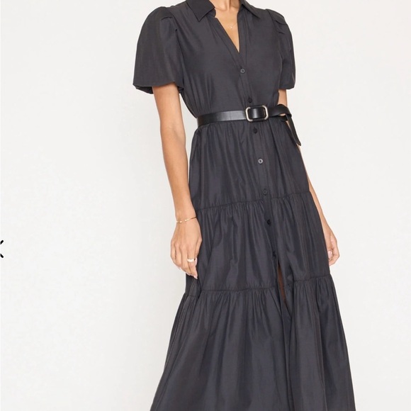 Brochu Walker Havana dress. Tiered dress. Fall dress. - Picture 6 of 14